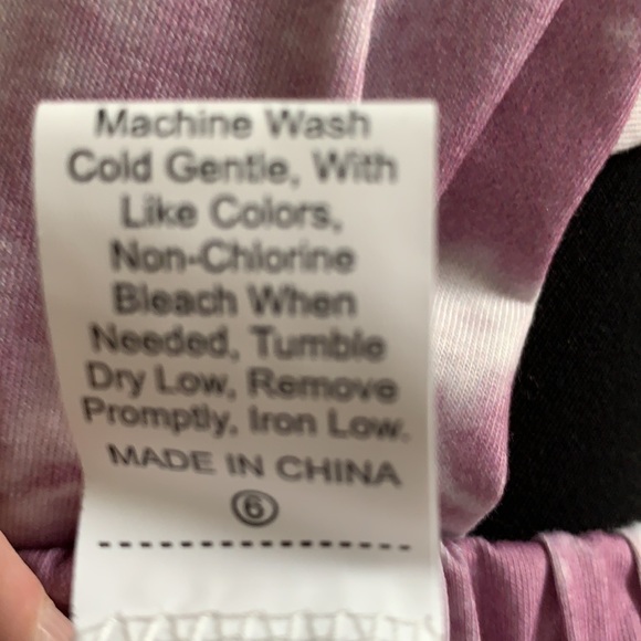 Romantic hut purple tie dye lounge set in Medium. - Picture 4 of 5